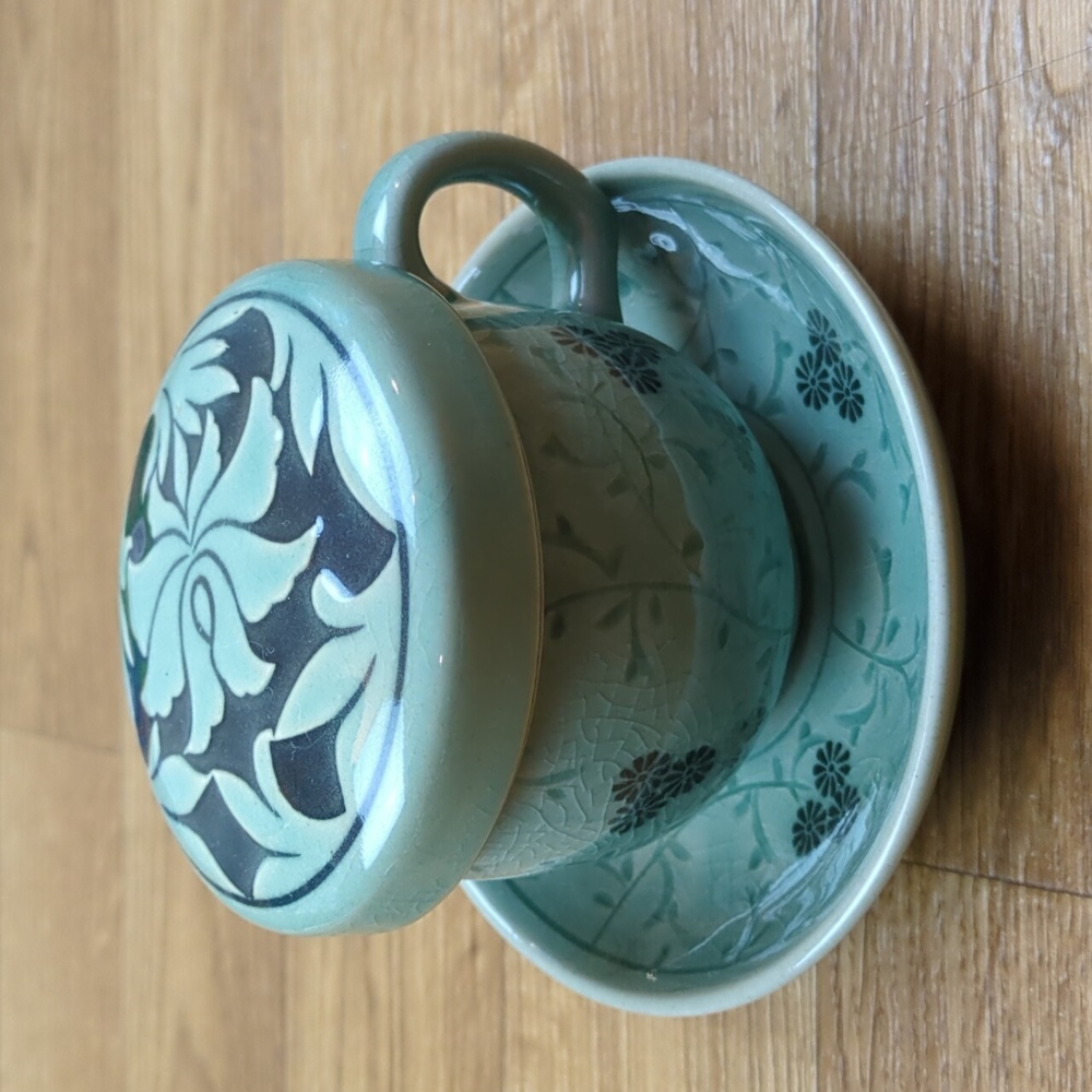 Korean Tea Strainer Mug Set